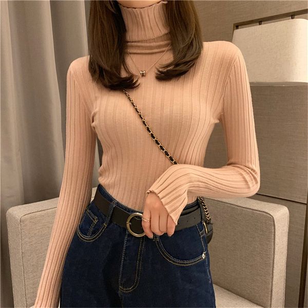 autumn winter pullovers sweaters women casual turtleneck soft knit female jumper elasticity slim knitted sweater basic top, White;black
autumn winter pullovers sweaters women casual turtleneck soft knit female jumper elasticity slim knitted sweater basic top, White;black