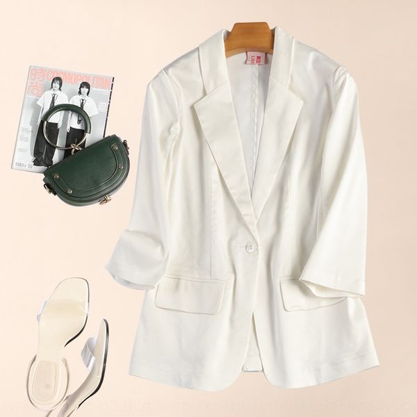 2020 korean style large size suit korean style loose casual coatcoat coat fashion small suit women's autumn dress tencel top, White;black
2020 korean style large size suit korean style loose casual coatcoat coat fashion small suit women's autumn dress tencel top, White;black