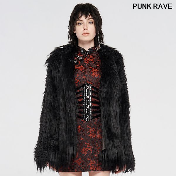 fashion noble gorgeous loose winter keeps warm fur outerwear punk women simple imitation fur coat punk rave wy-1059xcf, Black
fashion noble gorgeous loose winter keeps warm fur outerwear punk women simple imitation fur coat punk rave wy-1059xcf, Black