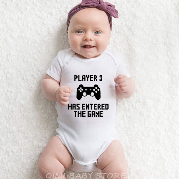 player 3 has entered the game baby newborn boys girls bodysuits cotton summer infant toddler jumpsuits onesie outwear, Blue
player 3 has entered the game baby newborn boys girls bodysuits cotton summer infant toddler jumpsuits onesie outwear, Blue