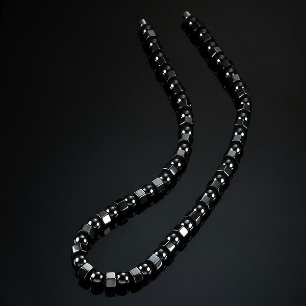 match-right women health energy healing black health energy with magnetic therapy of beads necklace for women jewelry lg100, Silver
match-right women health energy healing black health energy with magnetic therapy of beads necklace for women jewelry lg100, Silver
