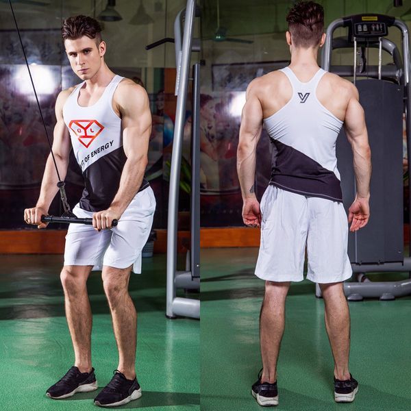 e-baihui 2021 men' breathable fitness vest sports running basketball uniform stretch tight fast-drying clothes letter printed vest 400, White;black
e-baihui 2021 men' breathable fitness vest sports running basketball uniform stretch tight fast-drying clothes letter printed vest 400, White;black