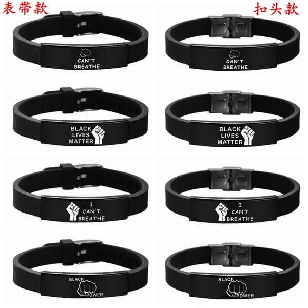 2020 i can 't breathe bracelet silicone black stainless steel breathe opp bag fighting fighting free
2020 i can 't breathe bracelet silicone black stainless steel breathe opp bag fighting fighting free