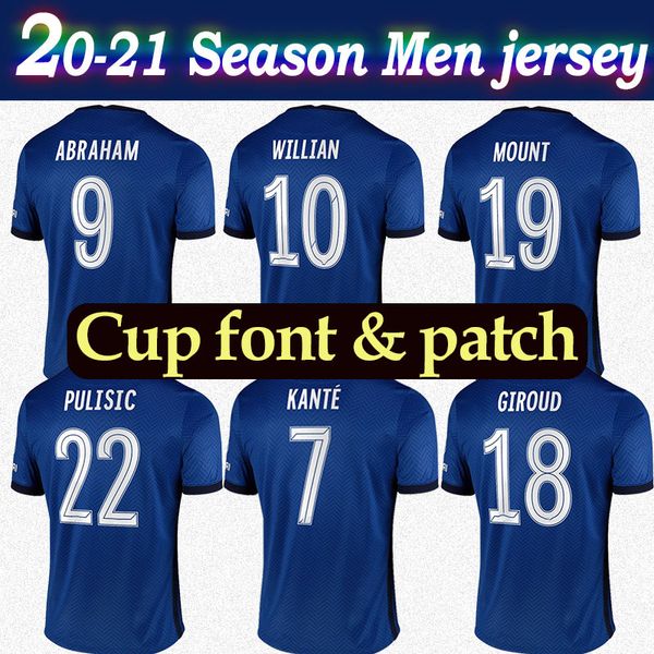 20-21 cup font soccer jersey #22 pulisic #19 mount#9 abraham 2020 men soccer shirt home with patch customized #18 giroud football uniform, Black;yellow
20-21 cup font soccer jersey #22 pulisic #19 mount#9 abraham 2020 men soccer shirt home with patch customized #18 giroud football uniform, Black;yellow