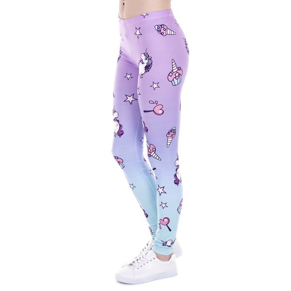 brand new fashion women leggings unicorn and sweets printing leggins fitness legging high waist woman pants, Black
brand new fashion women leggings unicorn and sweets printing leggins fitness legging high waist woman pants, Black