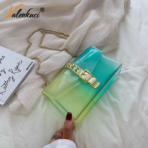 candy bag clear transparent pvc chain jelly bag lady handbag color gradient crossbody for women mini shoulder clutch
candy bag clear transparent pvc chain jelly bag lady handbag color gradient crossbody for women mini shoulder clutch