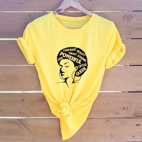 women's t-shirt creative girl letter hair print summer women short sleeves fashion casual tees s-5xl, White
women's t-shirt creative girl letter hair print summer women short sleeves fashion casual tees s-5xl, White