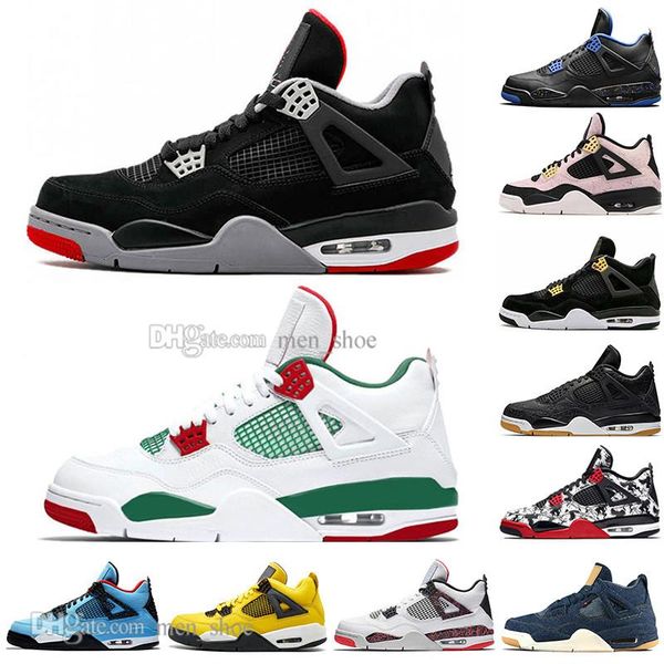 2019 bred 4 4s what the cactus jack laser wings mens basketball shoes denim blue pale citron men sports designer sneakers size 5.5-13
2019 bred 4 4s what the cactus jack laser wings mens basketball shoes denim blue pale citron men sports designer sneakers size 5.5-13