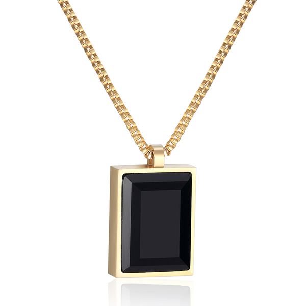 highest quality female necklace classic exquisite square big black crystal pendant fine jewelry necklaces for women, Silver
highest quality female necklace classic exquisite square big black crystal pendant fine jewelry necklaces for women, Silver