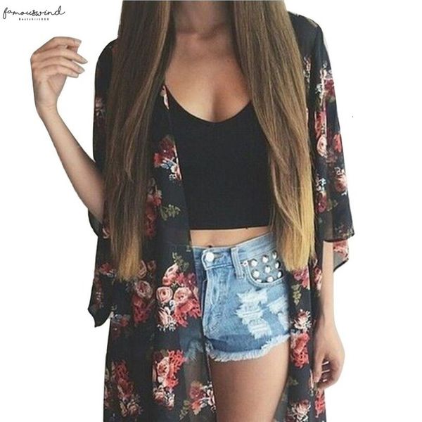 womens clothing women summer vintage kimono long cardigan chiffon loose floral floral printed blouse drop shipping, White
womens clothing women summer vintage kimono long cardigan chiffon loose floral floral printed blouse drop shipping, White