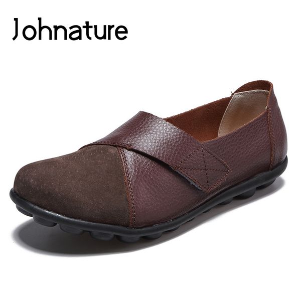 johnature 2020 new spring/autumn round toe solid sewing hook&loop soft sole genuine leather comfortable retro womens flat shoes, Black
johnature 2020 new spring/autumn round toe solid sewing hook&loop soft sole genuine leather comfortable retro womens flat shoes, Black