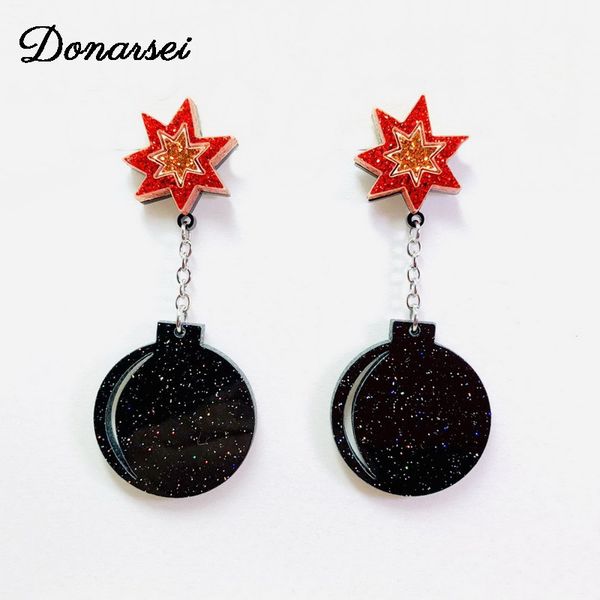 donarsei 2020 new creative boom bomb acrylic earrings for women funny female toy drop earrings gift, Silver
donarsei 2020 new creative boom bomb acrylic earrings for women funny female toy drop earrings gift, Silver