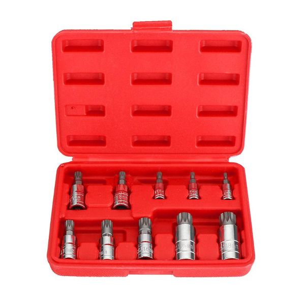 10pcs red/blue xzn12 point tamper proof socket adapter set triple square spline bit socket
10pcs red/blue xzn12 point tamper proof socket adapter set triple square spline bit socket