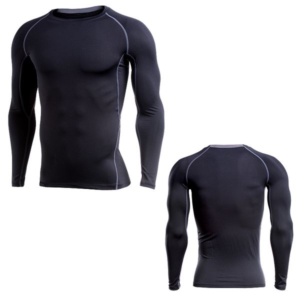 2020 new long sleeve sport shirt men o-neck quick dry men's running t-shirts muscular gym clothing fitness mens jogging, Black;blue
2020 new long sleeve sport shirt men o-neck quick dry men's running t-shirts muscular gym clothing fitness mens jogging, Black;blue