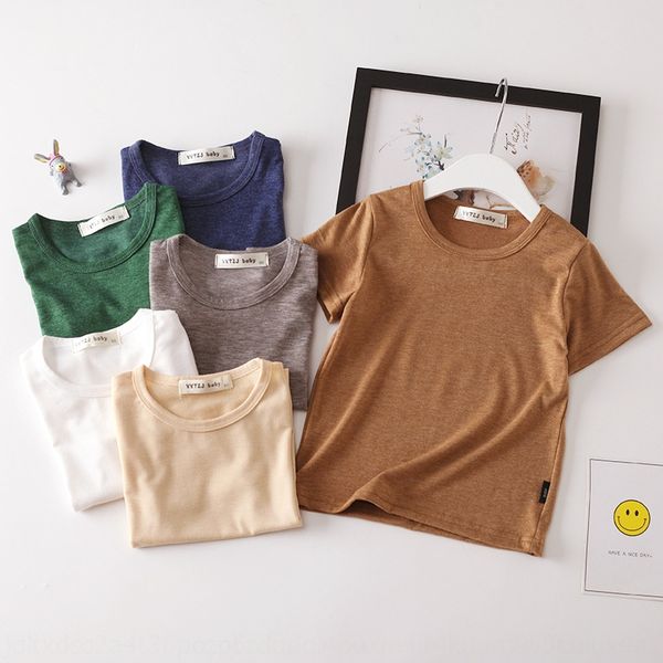 oqimb wear 2020 korean style boys' short-sleeved t-shirt basic solid color round collar t-generation children's t-shirt children&#, Blue
oqimb wear 2020 korean style boys' short-sleeved t-shirt basic solid color round collar t-generation children's t-shirt children&#, Blue