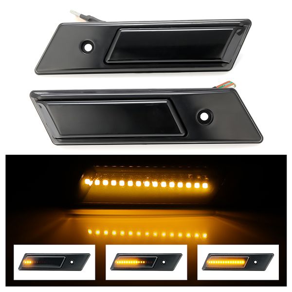 for e32 e34 e36 side lights streamer models smoked shell cover led dynamic turn signal light marker sequential blinker lamp
for e32 e34 e36 side lights streamer models smoked shell cover led dynamic turn signal light marker sequential blinker lamp