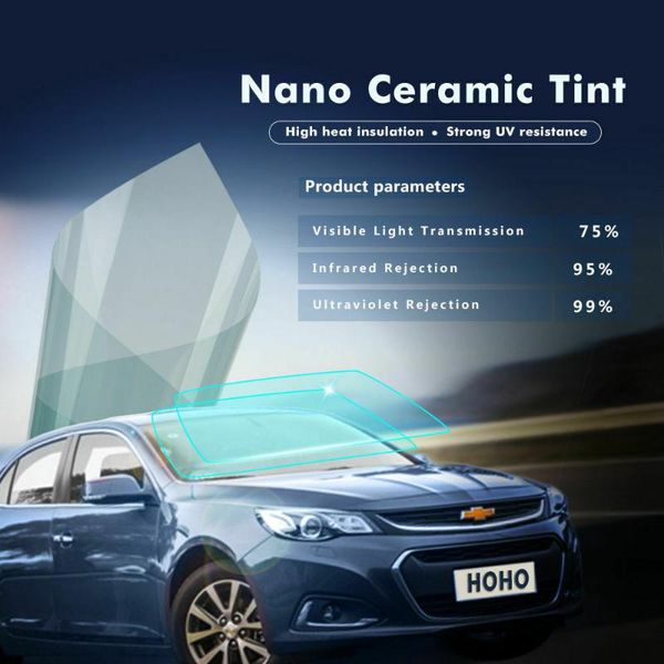 vlt75% nano ceramic film car front/rear windshield window film 95% heat insulation 99%uv rejection solar tint 1.52x10m
vlt75% nano ceramic film car front/rear windshield window film 95% heat insulation 99%uv rejection solar tint 1.52x10m