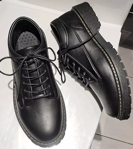 2020 latest big head leather shoes fashion casual shoes british retro leather 35-45 size, Black
2020 latest big head leather shoes fashion casual shoes british retro leather 35-45 size, Black
