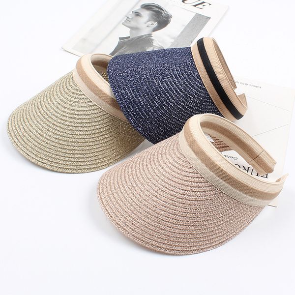 2021 sun women fashion sequin straw hats parent-child summer cap big wide brim empty panama beach hat, Blue;gray
2021 sun women fashion sequin straw hats parent-child summer cap big wide brim empty panama beach hat, Blue;gray