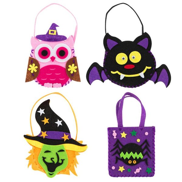 4pcs halloween candy bag candy bag portable pumpkin children diy hat kindergarten handmade materials (pink black purple
4pcs halloween candy bag candy bag portable pumpkin children diy hat kindergarten handmade materials (pink black purple