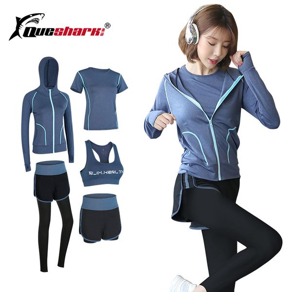 women sports suit female running fitness suit yoga sports brassiere quick-dry t-shirt gym pilates set, Black;blue
women sports suit female running fitness suit yoga sports brassiere quick-dry t-shirt gym pilates set, Black;blue