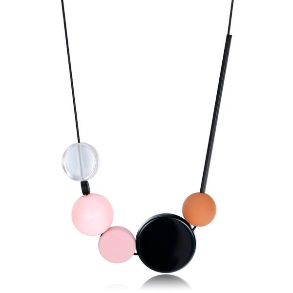 meyfflin acrylic long necklaces & pendants for women fashion geometric ball necklaces collier black chain choker jewelry koyle, Silver
meyfflin acrylic long necklaces & pendants for women fashion geometric ball necklaces collier black chain choker jewelry koyle, Silver