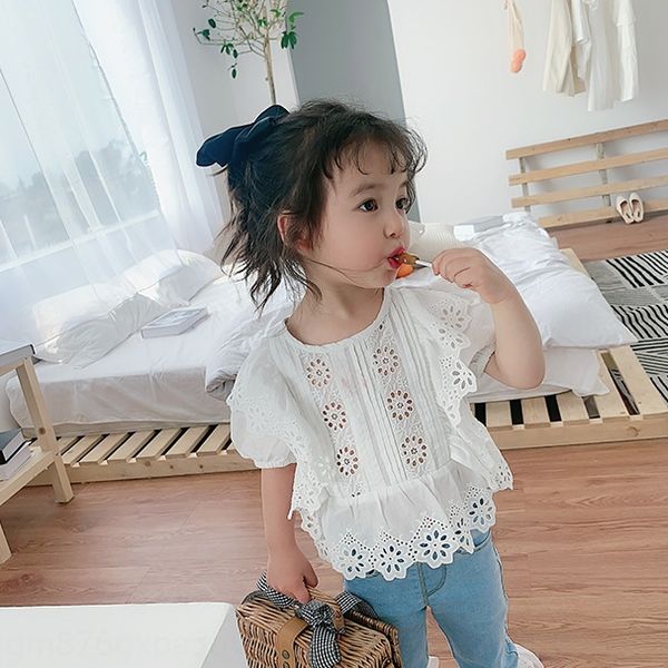 girls' 2020 summer new korean doll shirt style cotton girls' short-sleeved doll shirt ins baby top, White;black
girls' 2020 summer new korean doll shirt style cotton girls' short-sleeved doll shirt ins baby top, White;black