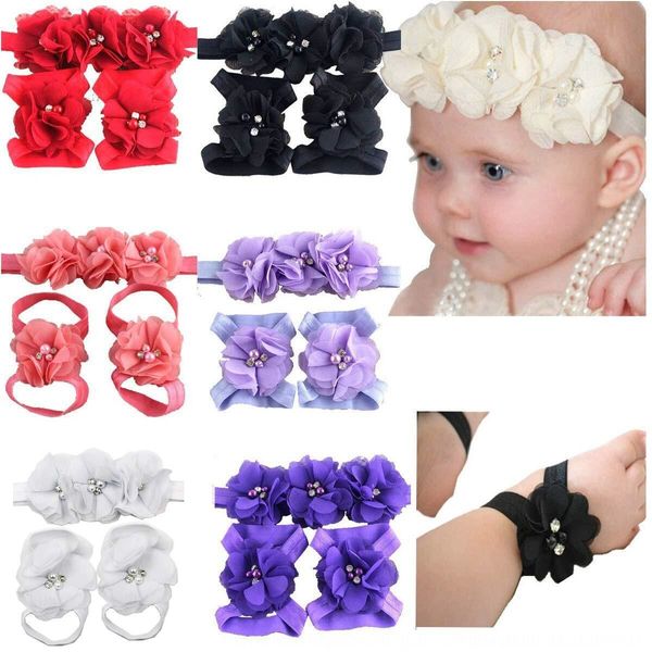 children hand-stitched chiffon rhinestone floral hair band foot flower set baby wrist corsage hair band headdress headdress, Slivery;white
children hand-stitched chiffon rhinestone floral hair band foot flower set baby wrist corsage hair band headdress headdress, Slivery;white