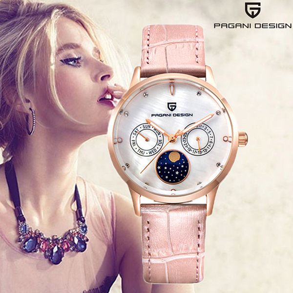 pagani women watches 2020 fashion creative gold ladies quartz watch multifunction femme bracelet wristwatches, Slivery;brown
pagani women watches 2020 fashion creative gold ladies quartz watch multifunction femme bracelet wristwatches, Slivery;brown