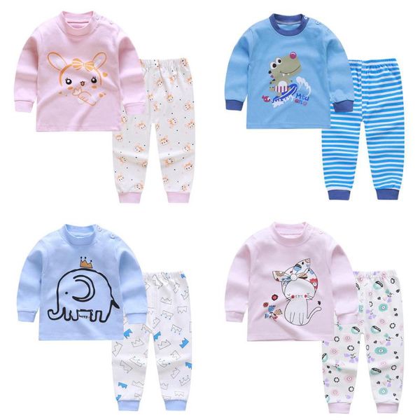new cotton children kids pajamas set warm autumn winter baby t shirts & pants sleepwear suit age 12m-4t, White
new cotton children kids pajamas set warm autumn winter baby t shirts & pants sleepwear suit age 12m-4t, White