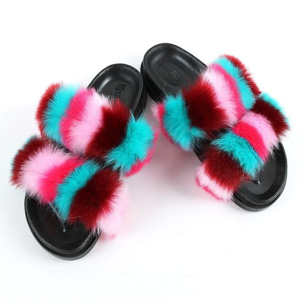 rainbow fur slides women furry slippers fashion platform wedges heels sandals plush flip flops fluffy faux fur slipper 2020 summer home, Black
rainbow fur slides women furry slippers fashion platform wedges heels sandals plush flip flops fluffy faux fur slipper 2020 summer home, Black