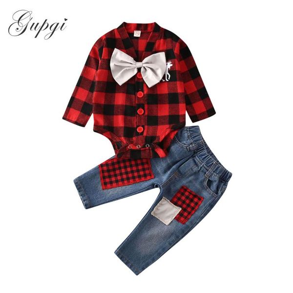 clothing sets 0-24m born infant baby boys christmas clothes set autumn winter red plaid deer romper denim pants party gentleman suit, White
clothing sets 0-24m born infant baby boys christmas clothes set autumn winter red plaid deer romper denim pants party gentleman suit, White