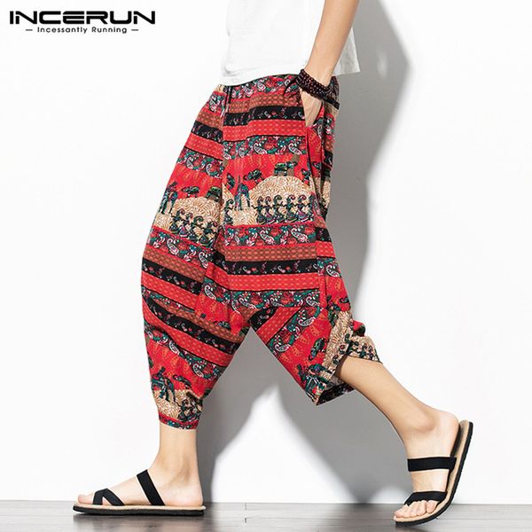 incerun man ethnic floral joggers loose cotton elastic waist pantalones men vintage wide leg pants men printed harem trouser 5xl, Black
incerun man ethnic floral joggers loose cotton elastic waist pantalones men vintage wide leg pants men printed harem trouser 5xl, Black