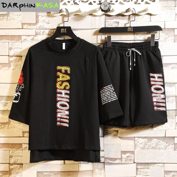 darphinkasa men's set men's tracksuit 2020 clothing ropa casual print cotton sweatshirt 2 piece clothes t-shirts+shorts, Gray
darphinkasa men's set men's tracksuit 2020 clothing ropa casual print cotton sweatshirt 2 piece clothes t-shirts+shorts, Gray