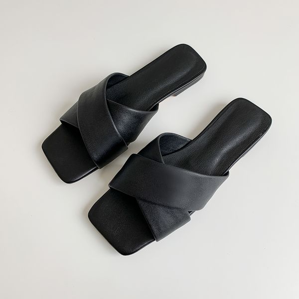 slippers 100% cow leather flat women beach shoes 2021 heels summer woman sweet comfortable, Black
slippers 100% cow leather flat women beach shoes 2021 heels summer woman sweet comfortable, Black