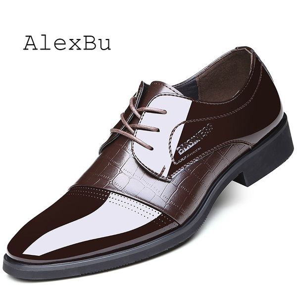 alexbu oxfords leather men's shoes business formal office for man leather shoes new men wedding dress shoe high quality, Black
alexbu oxfords leather men's shoes business formal office for man leather shoes new men wedding dress shoe high quality, Black