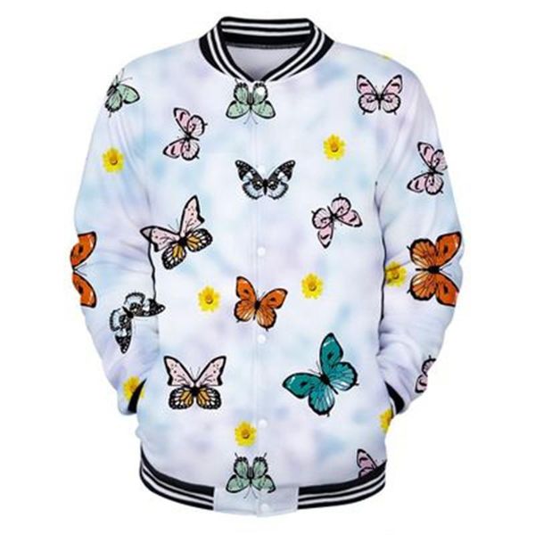 man butterfly outerwear fashion trend 3d digital long sleeve button cardigan baseball collar designer new male loose casual outdoor coats, Black;brown
man butterfly outerwear fashion trend 3d digital long sleeve button cardigan baseball collar designer new male loose casual outdoor coats, Black;brown