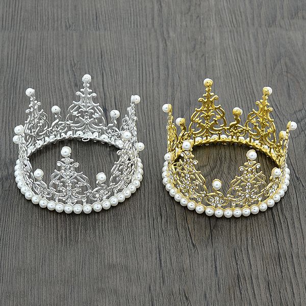 luxurious pearl wedding bridal tiara crown women/girl birthday party cake crown bride head jewelry accessories, Golden;silver
luxurious pearl wedding bridal tiara crown women/girl birthday party cake crown bride head jewelry accessories, Golden;silver