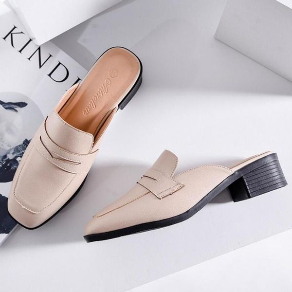 chunky heel mules shoes woman square toe leather slippers summer ladies slides flip flops sandales femme 2020 lazy flipflops 438, Black
chunky heel mules shoes woman square toe leather slippers summer ladies slides flip flops sandales femme 2020 lazy flipflops 438, Black