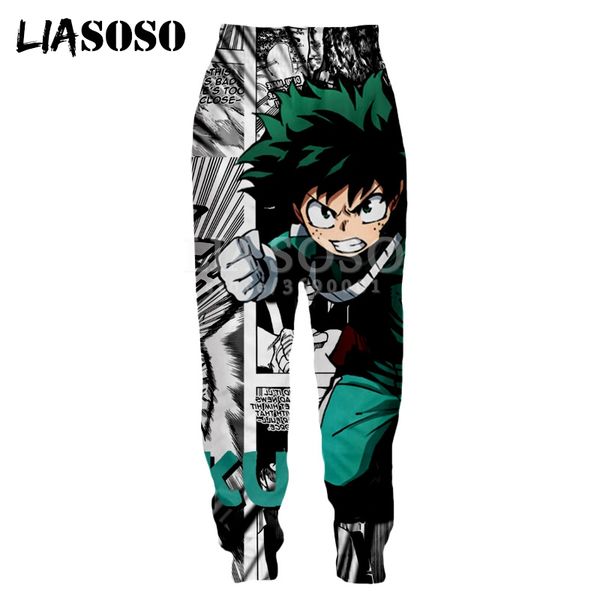 liasoso new 3d print men women sweatpants boku no hero academia casual sweatpants joggers my hero academia trousers x0731, Black 
liasoso new 3d print men women sweatpants boku no hero academia casual sweatpants joggers my hero academia trousers x0731, Black