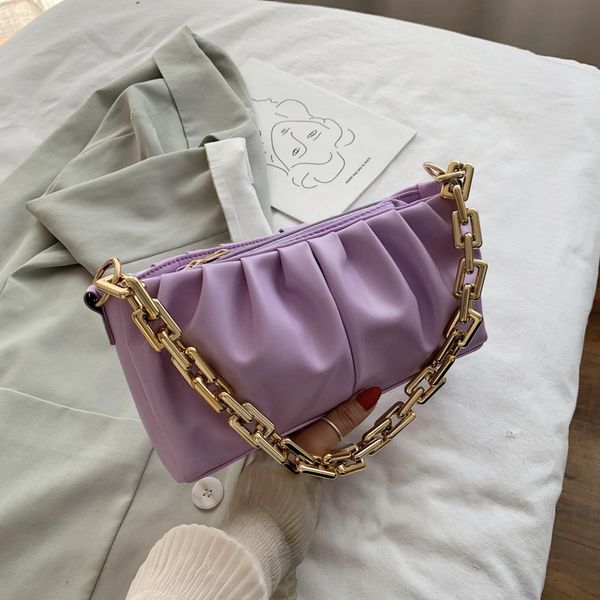 new chain shoulder bag women 2020 fashion baguette bag pu armpit pleated advanced handbags small ladies totes
new chain shoulder bag women 2020 fashion baguette bag pu armpit pleated advanced handbags small ladies totes