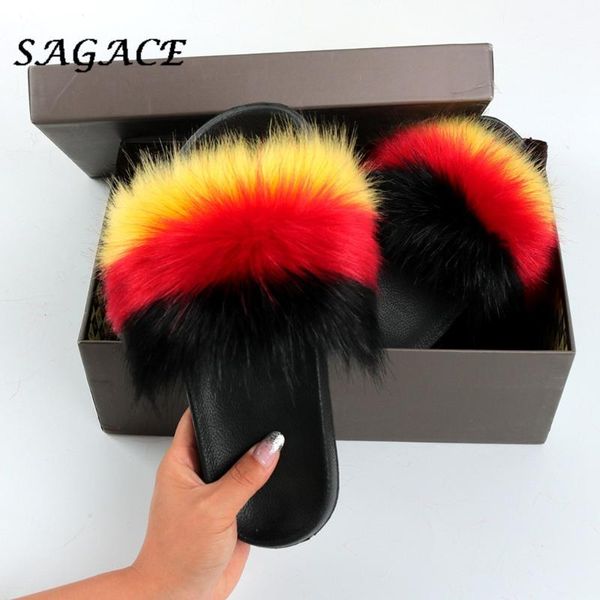 sagace home slippers women girls summer flat sandals mix colors fur slip on casual indoor home beach shoes female slippers, Black
sagace home slippers women girls summer flat sandals mix colors fur slip on casual indoor home beach shoes female slippers, Black