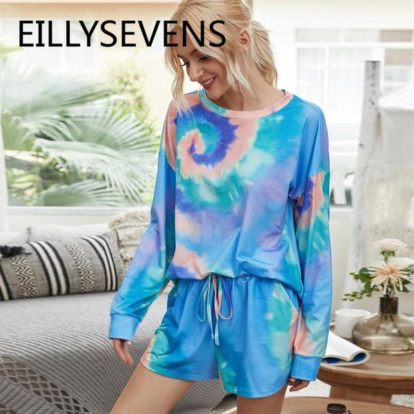 женская sweatsuit наборы tie dye напечатанных с длинным рукавом lounge set с длинным рукавом и шорты 2pcs пижама женщины homewear set # 3, White;black
женская sweatsuit наборы tie dye напечатанных с длинным рукавом lounge set с длинным рукавом и шорты 2pcs пижама женщины homewear set # 3, White;black