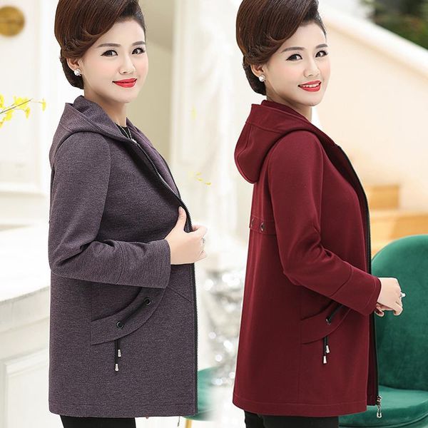 women's trench coats 2021 spring autumn middle aged women solid coat elegant fashion outwear causal hooded windbreaker zipper w121, Tan;black
women's trench coats 2021 spring autumn middle aged women solid coat elegant fashion outwear causal hooded windbreaker zipper w121, Tan;black