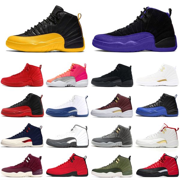 12 university gold men basketball shoes 12s jumpman fiba dark grey concord game royal playoffs wings mens trainer sports sneakers 7-13
12 university gold men basketball shoes 12s jumpman fiba dark grey concord game royal playoffs wings mens trainer sports sneakers 7-13