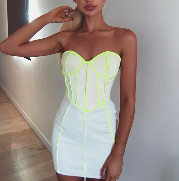 bandage dress white fashion strapless fashion night club new bodycon dresses party dress, Black;gray
bandage dress white fashion strapless fashion night club new bodycon dresses party dress, Black;gray