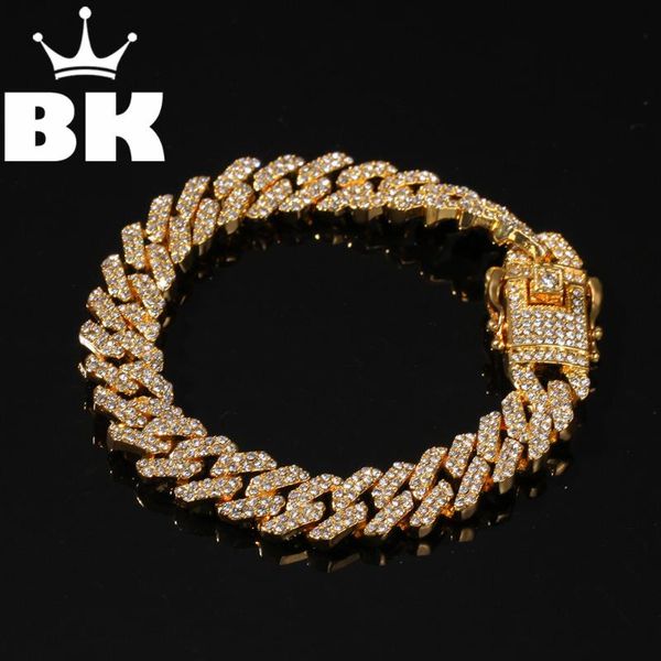 the bling king 2 lines bracelet iced out rhinestone gold silver color alloy mens women hip hop jewelry, Black
the bling king 2 lines bracelet iced out rhinestone gold silver color alloy mens women hip hop jewelry, Black