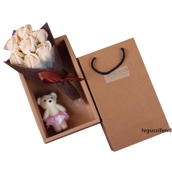 artificial flower 7 colorful bath soap roses with bear cub mother s day valentine s day rose floral rose petal bouquet gift box
artificial flower 7 colorful bath soap roses with bear cub mother s day valentine s day rose floral rose petal bouquet gift box