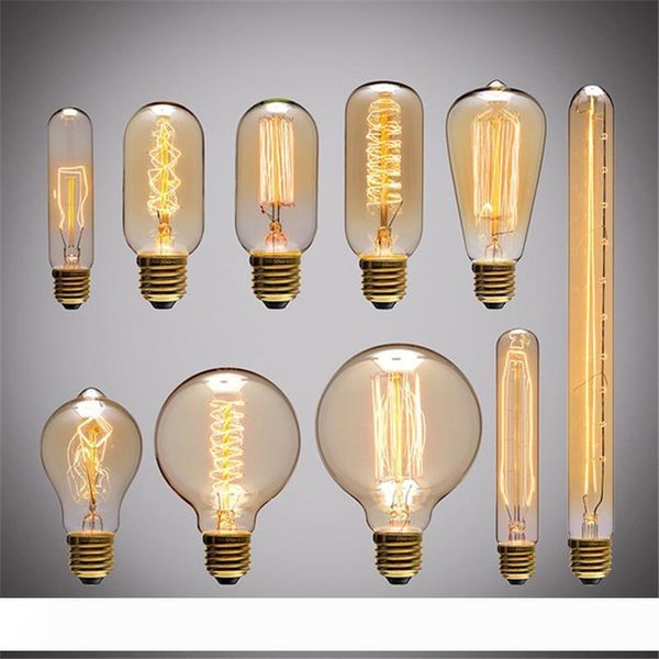 retro edison light bulb e27 220v 40w st64 a19 t10 t45 t185 g80 g95 filament vintage ampoule incandescent bulb edison lamp
retro edison light bulb e27 220v 40w st64 a19 t10 t45 t185 g80 g95 filament vintage ampoule incandescent bulb edison lamp