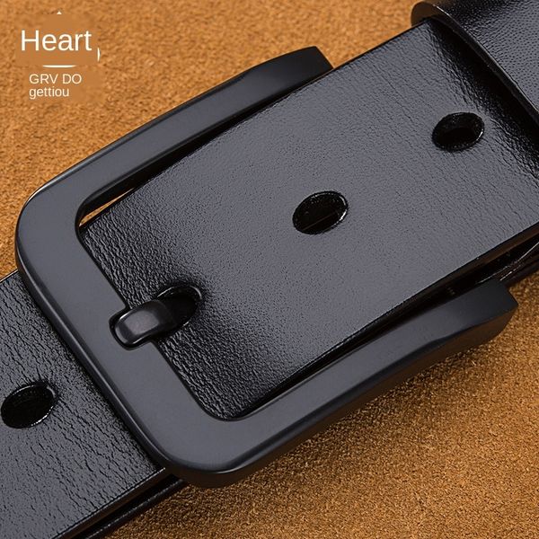 layer cowhide black pin buckle men's wide leather lengthened belt large size casual pants pin casual pants youth belt, Black;brown
layer cowhide black pin buckle men's wide leather lengthened belt large size casual pants pin casual pants youth belt, Black;brown
